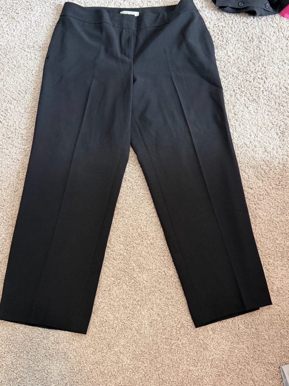 Kasper Black Women's Dress Pants - Sleek Straight Leg